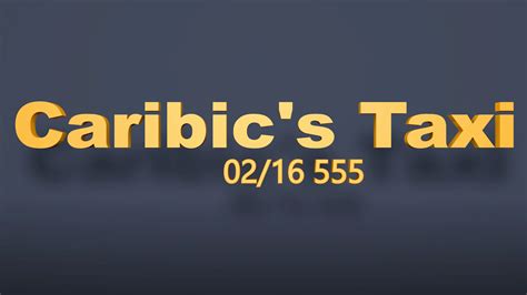 Caribic`s Taxi .
